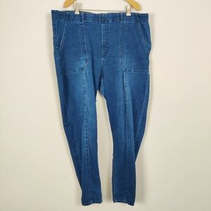 Frankie & Stella Jeaniologie Women's Skinny Jeans in Blue Size 26 Cotton Denim